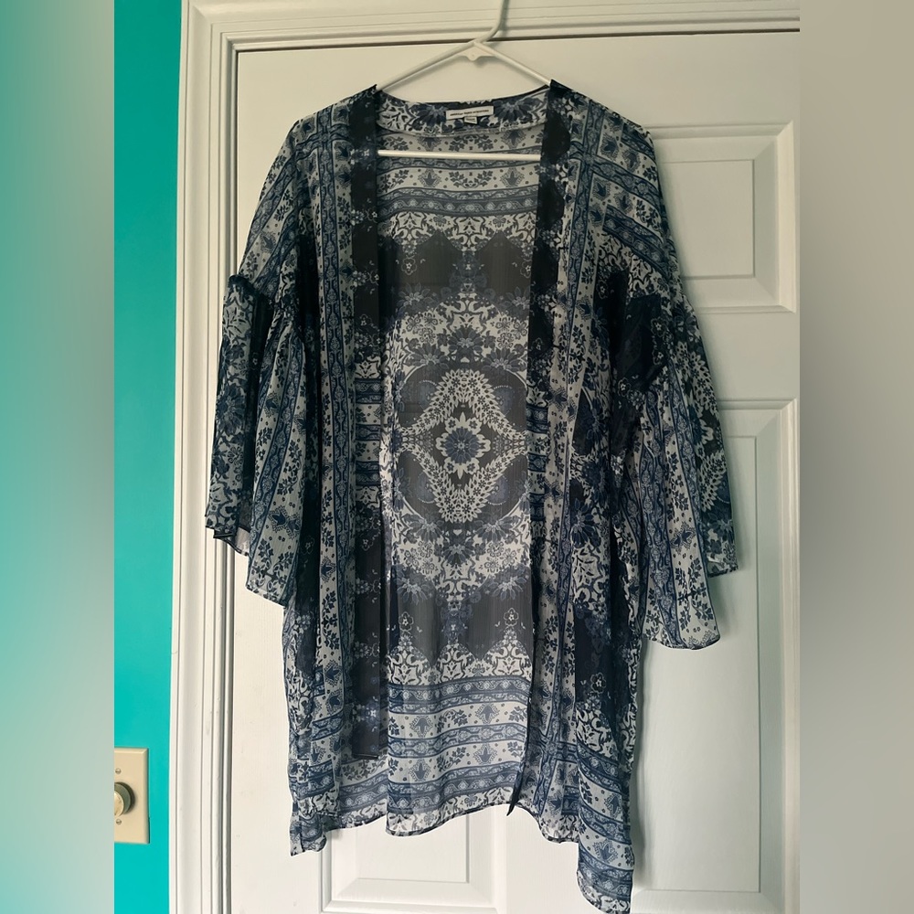 AE Blue and White Kimono